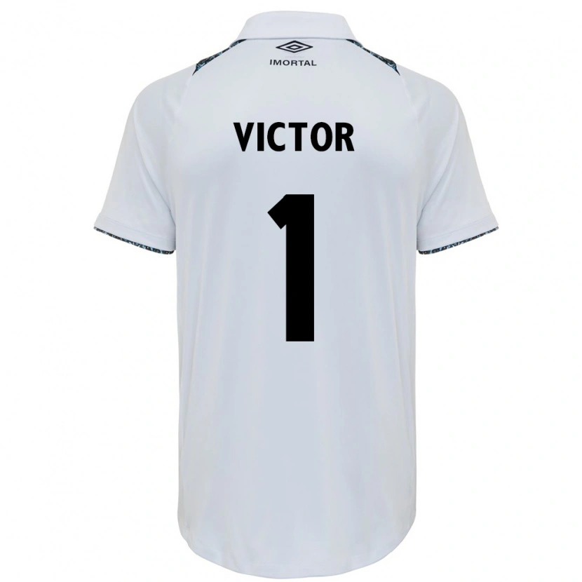Danxen Hombre Camiseta Paulo Victor #1 Azul Negro Blanco 2ª Equipación 2025/26 La Camisa