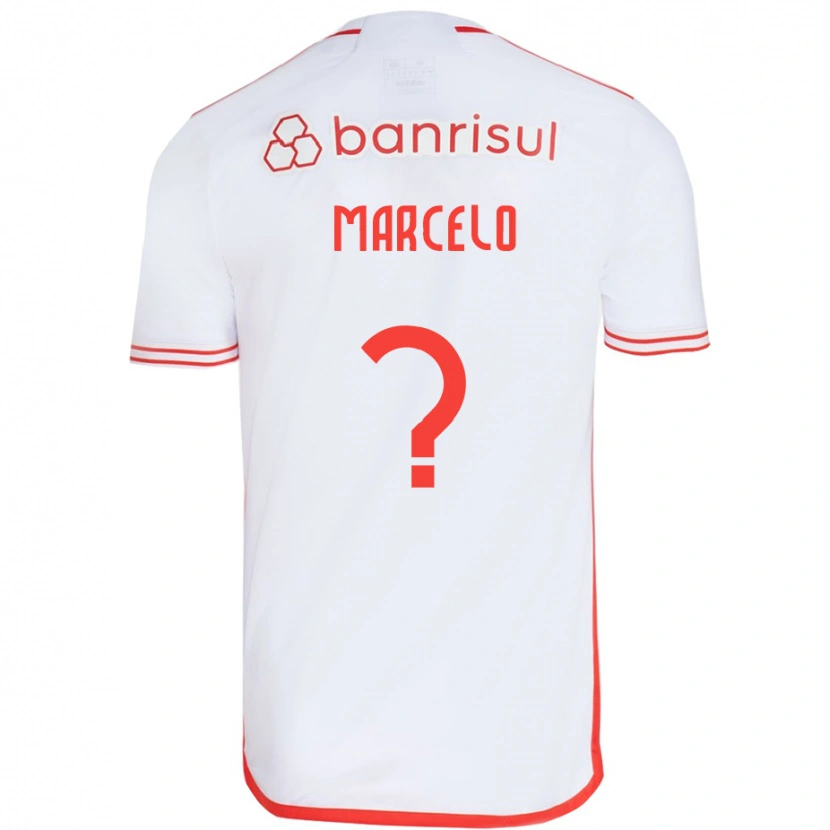 Danxen Hombre Camiseta João Marcelo #0 Rojo Blanco 2ª Equipación 2025/26 La Camisa