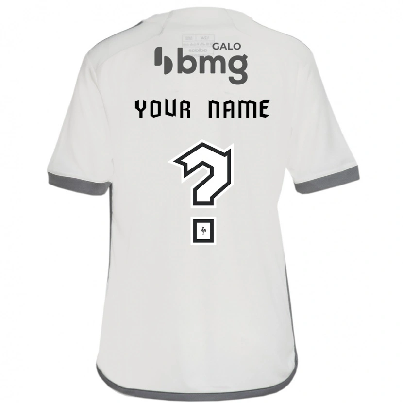 Danxen Hombre Camiseta Su Nombre #0 Blanco Negro 2ª Equipación 2025/26 La Camisa