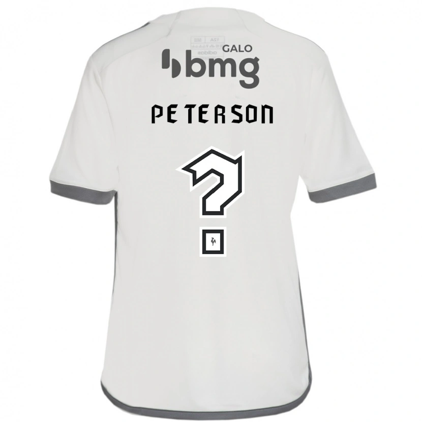 Danxen Hombre Camiseta Peterson #0 Blanco Negro 2ª Equipación 2025/26 La Camisa