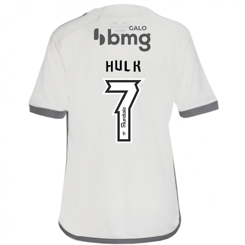 Danxen Hombre Camiseta Hulk #7 Blanco Negro 2ª Equipación 2025/26 La Camisa