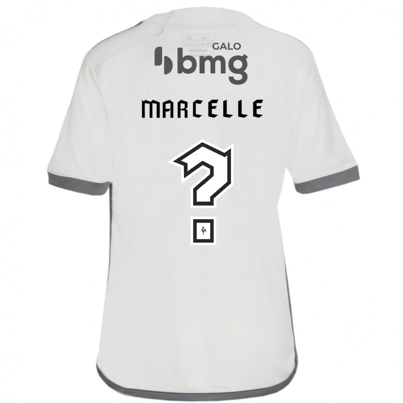 Danxen Hombre Camiseta Marcelle #0 Blanco Negro 2ª Equipación 2025/26 La Camisa