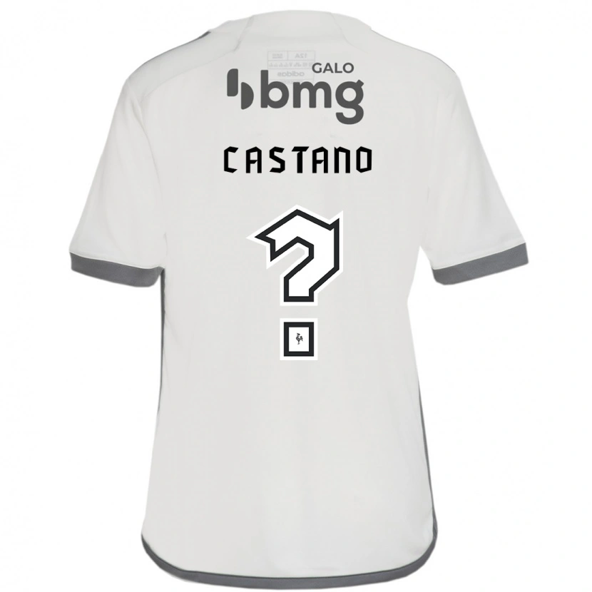 Danxen Hombre Camiseta Stefany Castaño #0 Blanco Negro 2ª Equipación 2025/26 La Camisa