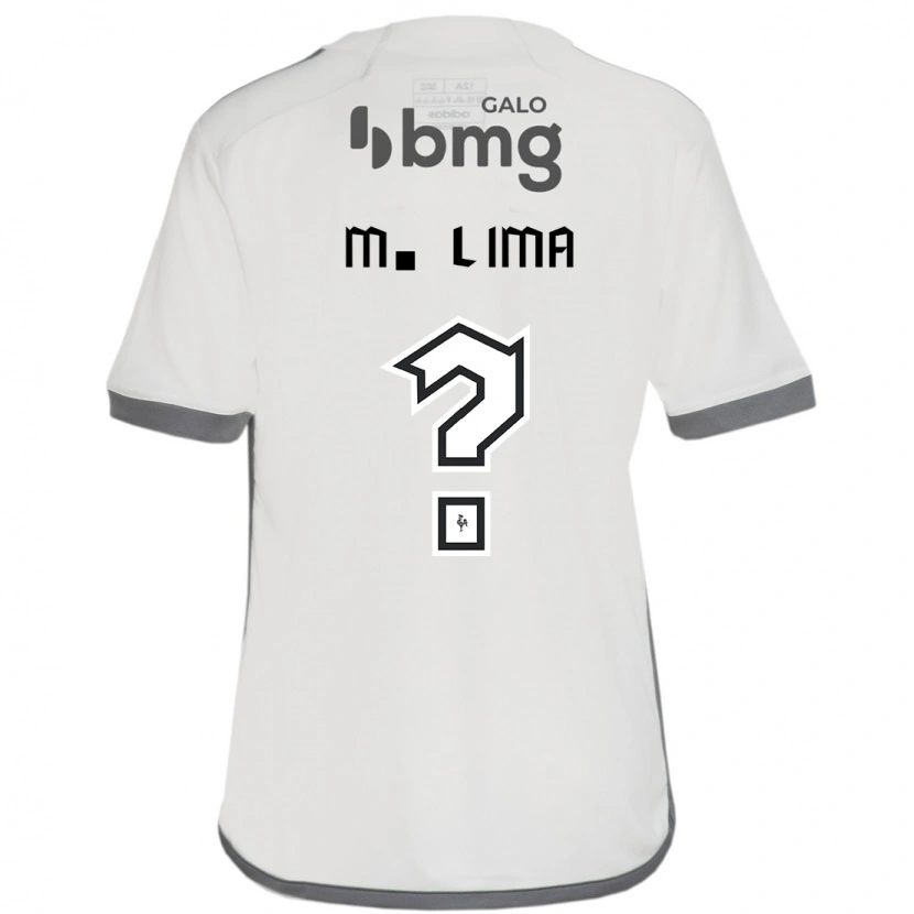 Danxen Hombre Camiseta Matheus Lima #0 Blanco Negro 2ª Equipación 2025/26 La Camisa