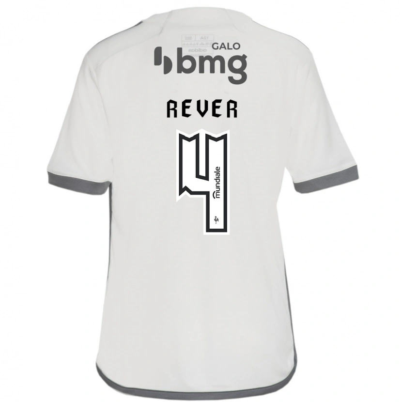 Danxen Hombre Camiseta Rever #4 Blanco Negro 2ª Equipación 2025/26 La Camisa