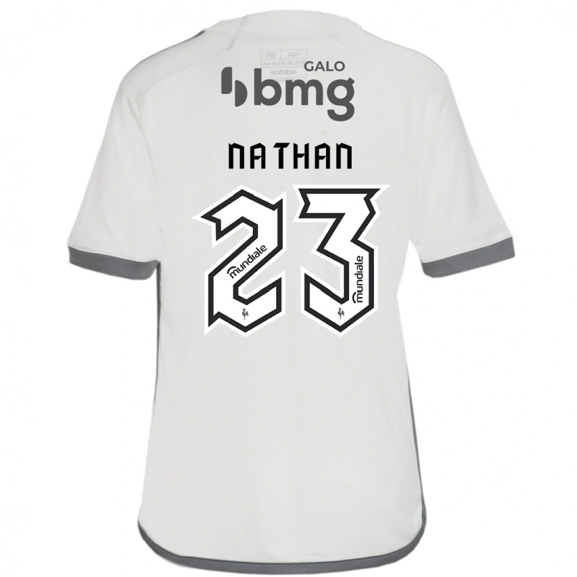 Danxen Hombre Camiseta Nathan #23 Blanquecino 2ª Equipación 2025/26 La Camisa