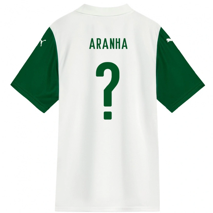 Danxen Hombre Camiseta Aranha #0 Blanco Verde 2ª Equipación 2025/26 La Camisa
