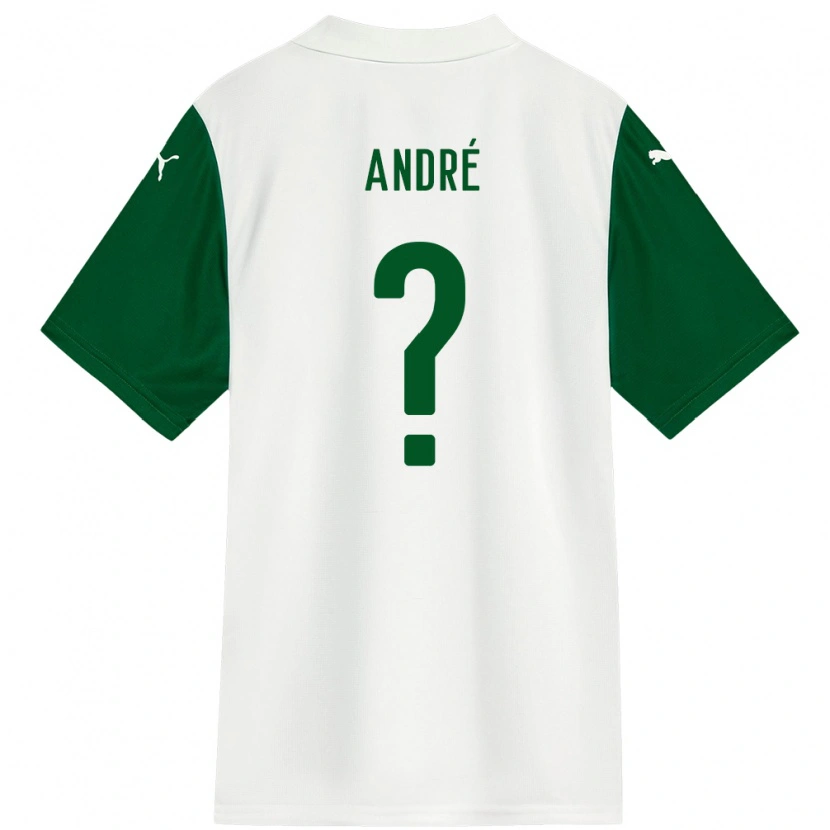 Danxen Hombre Camiseta Vitor André #0 Verde Blanco 2ª Equipación 2025/26 La Camisa