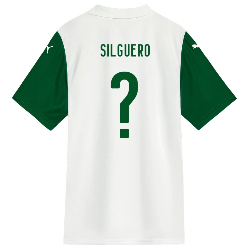 Danxen Hombre Camiseta Junior Silguero #0 Verde Blanco 2ª Equipación 2025/26 La Camisa