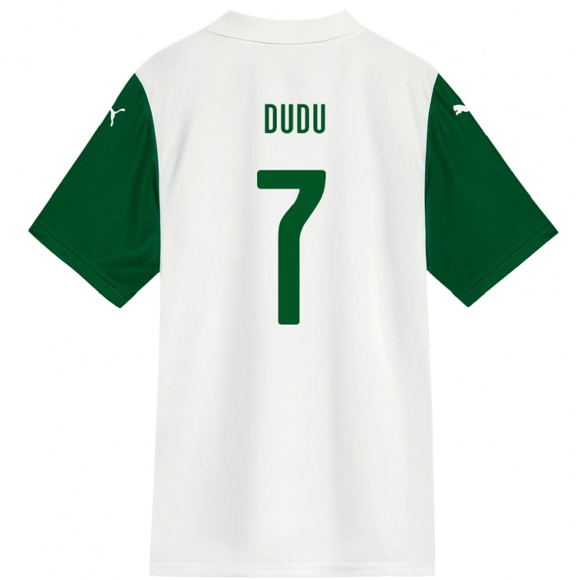 Danxen Hombre Camiseta Dudu #7 Verde Blanco 2ª Equipación 2025/26 La Camisa