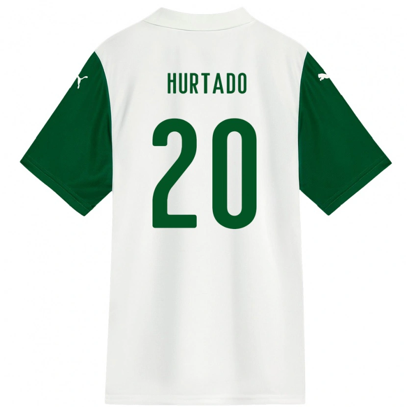 Danxen Hombre Camiseta Flavio Hurtado #20 Verde Blanco 2ª Equipación 2025/26 La Camisa