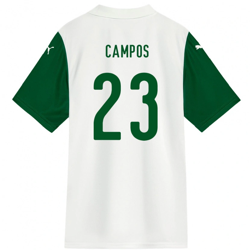 Danxen Hombre Camiseta Victor Campos #23 Verde Blanco 2ª Equipación 2025/26 La Camisa