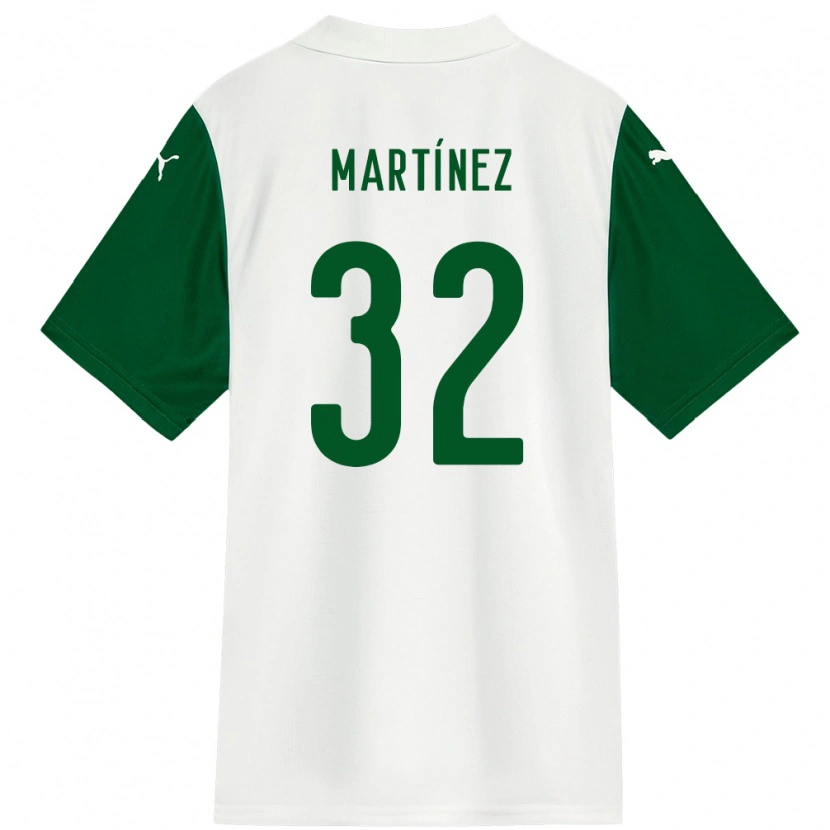 Danxen Hombre Camiseta Emiliano Martínez #32 Blanco Verde 2ª Equipación 2025/26 La Camisa