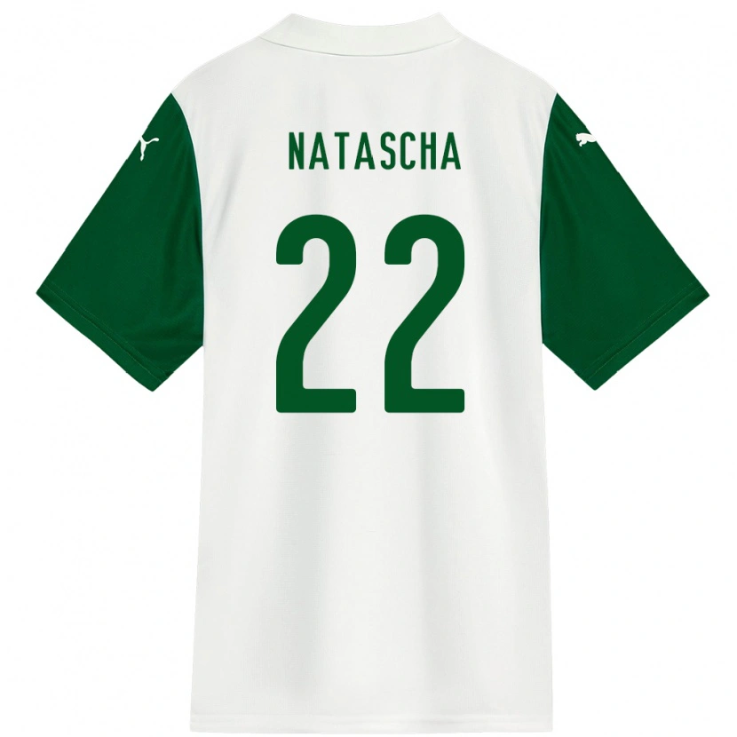 Danxen Hombre Camiseta Natascha #22 Verde Blanco 2ª Equipación 2025/26 La Camisa