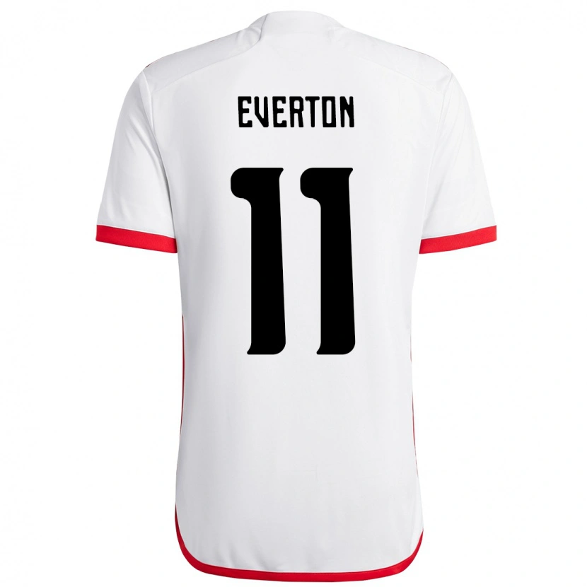 Danxen Hombre Camiseta Everton #11 Rojo Negro 2ª Equipación 2025/26 La Camisa
