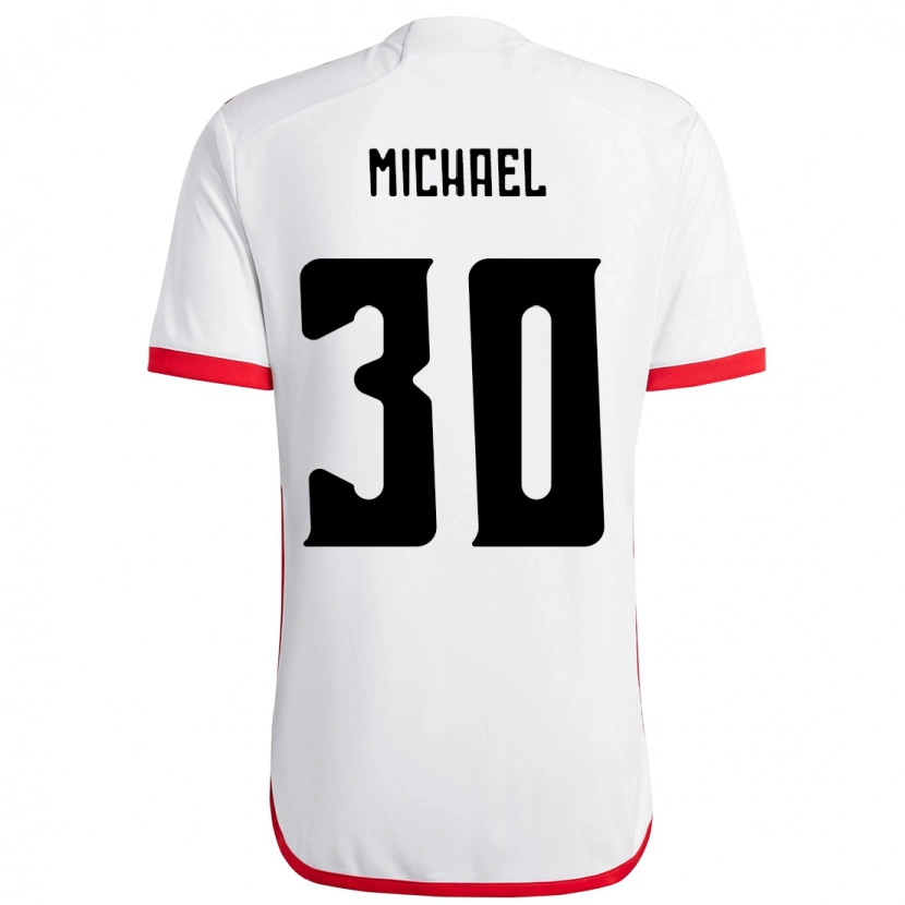 Danxen Hombre Camiseta Michael #30 Rojo Negro 2ª Equipación 2025/26 La Camisa