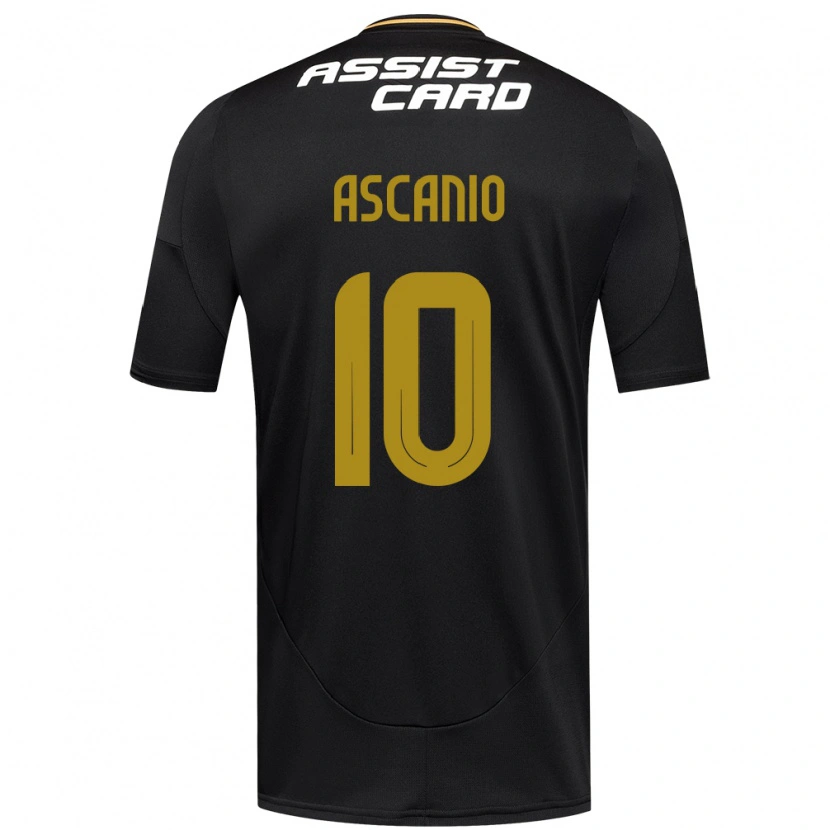 Danxen Hombre Camiseta Yusmery Ascanio #10 Negro Blanco Amarillo 2ª Equipación 2025/26 La Camisa