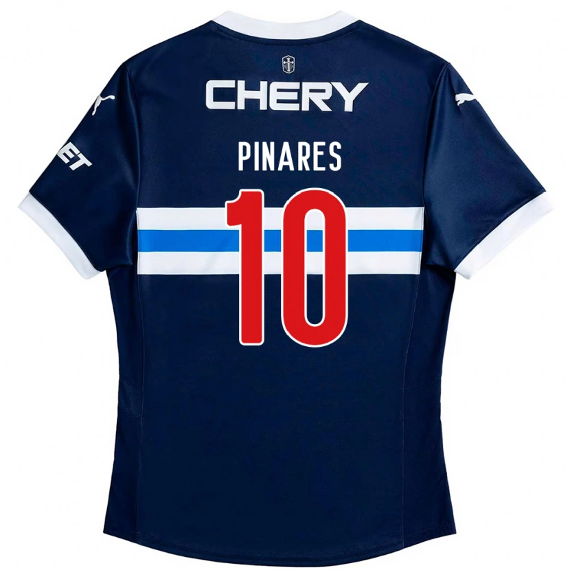 Danxen Hombre Camiseta Cesar Pinares #10 Negro Azul 2ª Equipación 2025/26 La Camisa