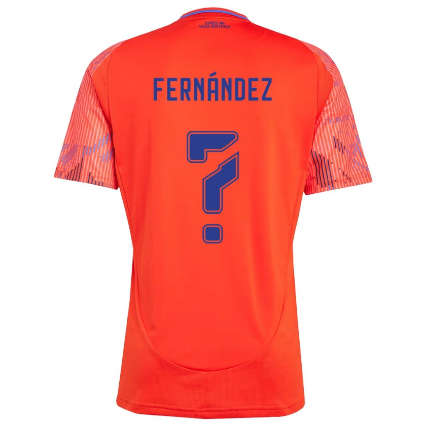 Danxen Hombre Camiseta Joaquín Fernández #0 Naranja Rojo 2ª Equipación 2025/26 La Camisa