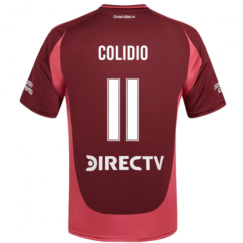 Danxen Hombre Camiseta Facundo Colidio #11 Borgoña Magenta 2ª Equipación 2025/26 La Camisa