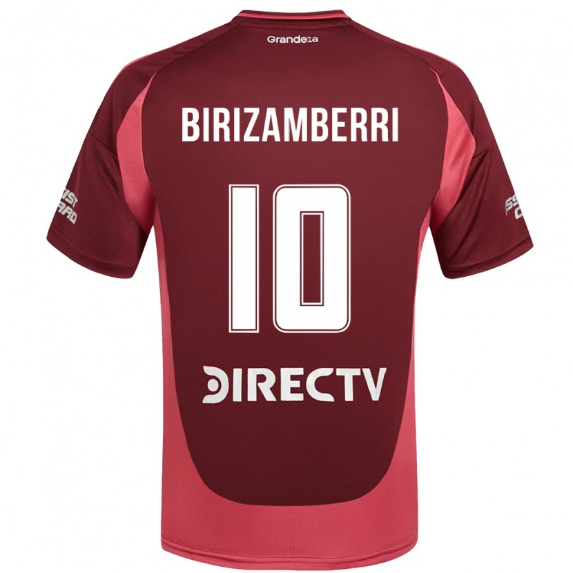 Danxen Hombre Camiseta María Carolina Birizamberri Rivero #10 Borgoña Magenta 2ª Equipación 2025/26 La Camisa