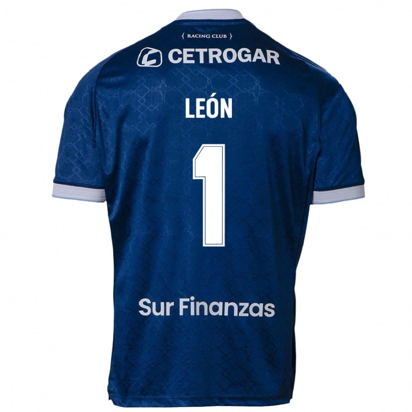 Danxen Hombre Camiseta Roberto Leon #1 Azul Oscuro 2ª Equipación 2025/26 La Camisa