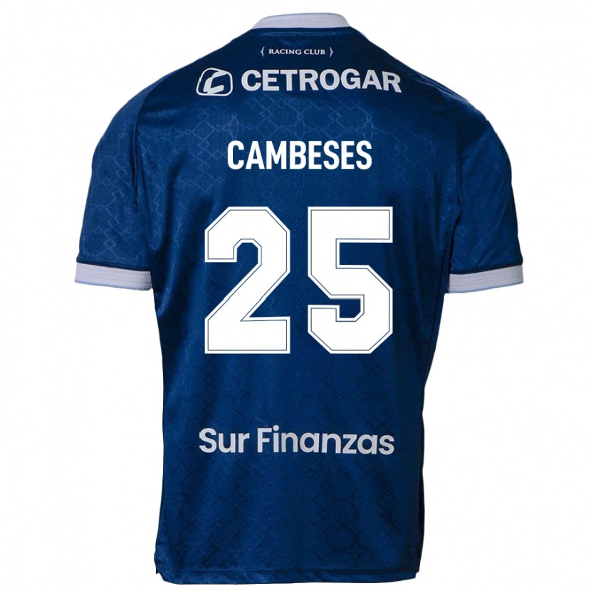 Danxen Hombre Camiseta Facundo Cambeses #25 Azul Oscuro 2ª Equipación 2025/26 La Camisa