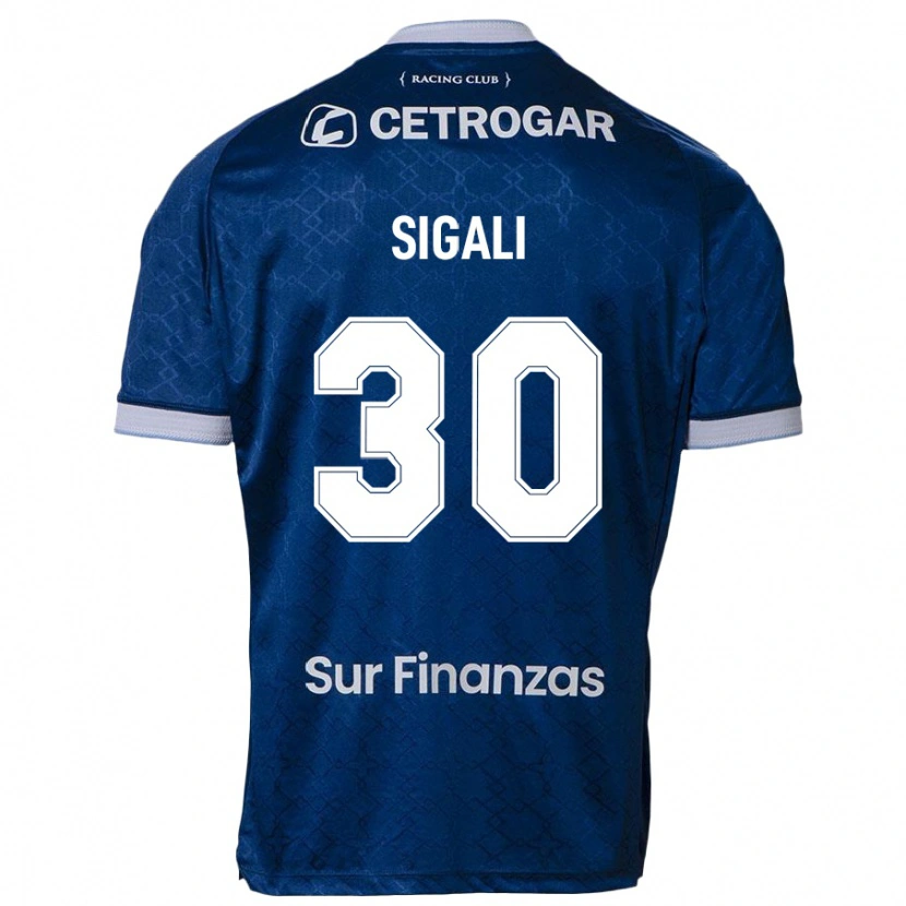 Danxen Hombre Camiseta Leonardo Sigali #30 Azul Oscuro 2ª Equipación 2025/26 La Camisa