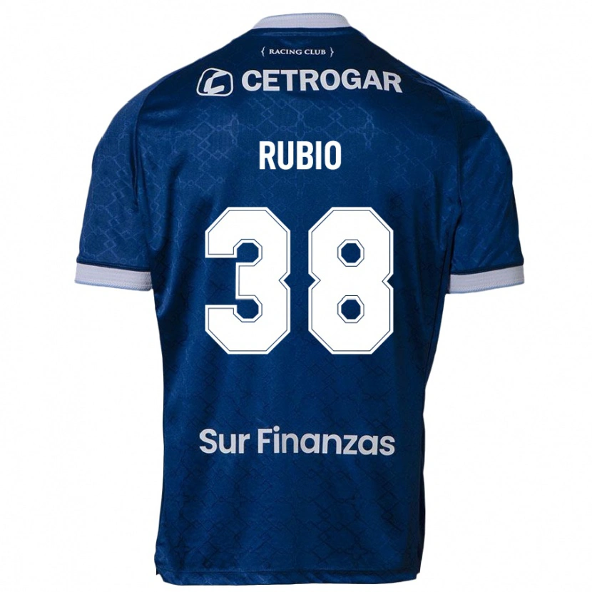 Danxen Hombre Camiseta Tobias Rubio #38 Azul Oscuro 2ª Equipación 2025/26 La Camisa