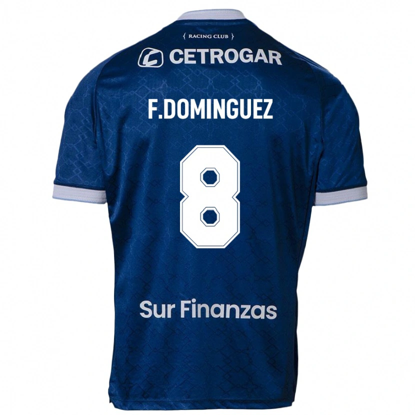 Danxen Hombre Camiseta Fabricio Dominguez #8 Azul Oscuro 2ª Equipación 2025/26 La Camisa