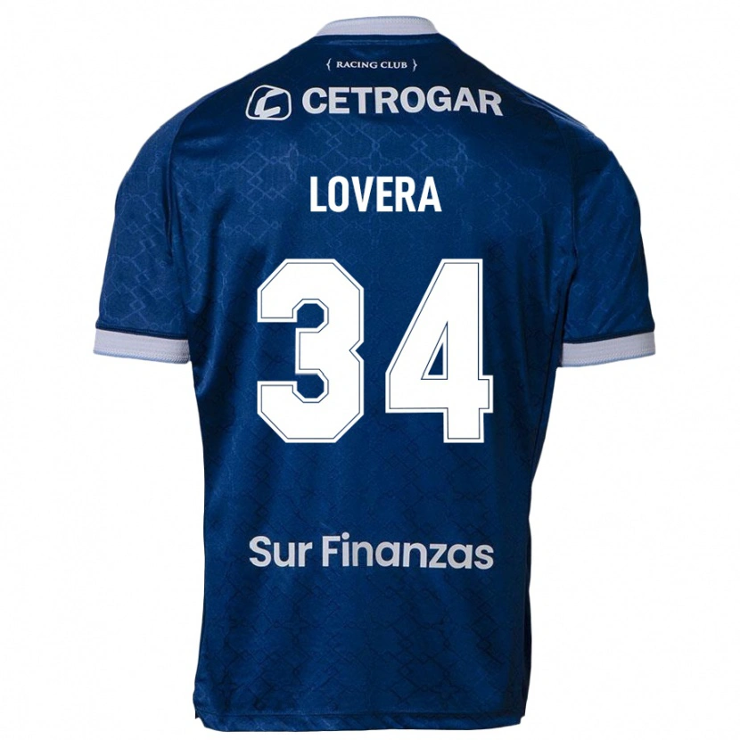Danxen Hombre Camiseta Maximiliano Lovera #34 Azul Oscuro 2ª Equipación 2025/26 La Camisa