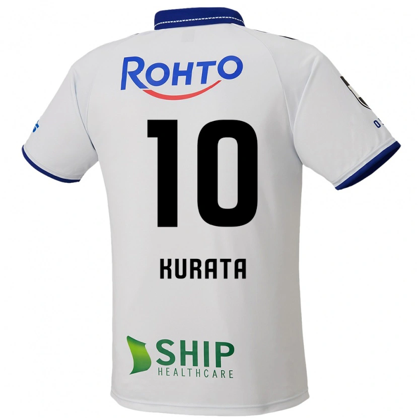Danxen Hombre Camiseta Shu Kurata #10 Azul Blanco Negro 2ª Equipación 2025/26 La Camisa