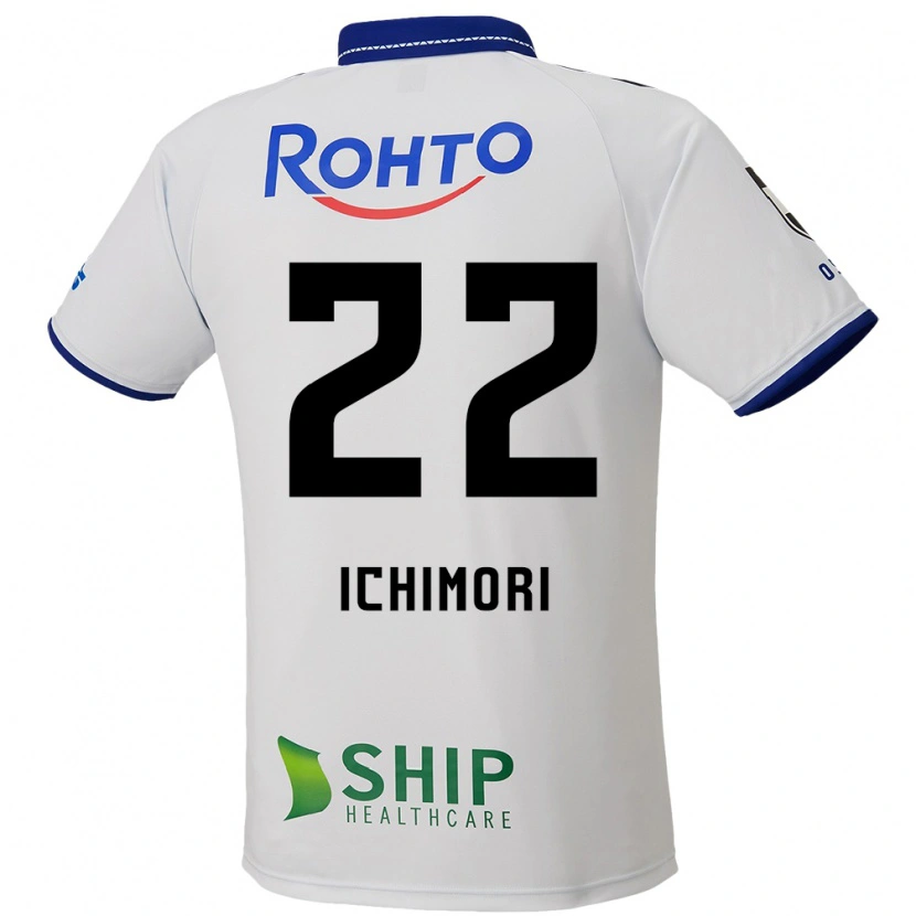Danxen Hombre Camiseta Jun Ichimori #22 Azul Blanco Negro 2ª Equipación 2025/26 La Camisa