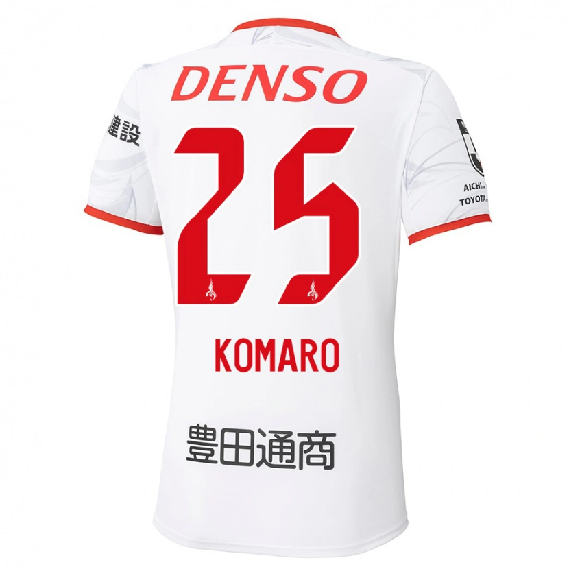 Danxen Hombre Camiseta Shuta Komaro #25 Rojo Amarillo 2ª Equipación 2025/26 La Camisa