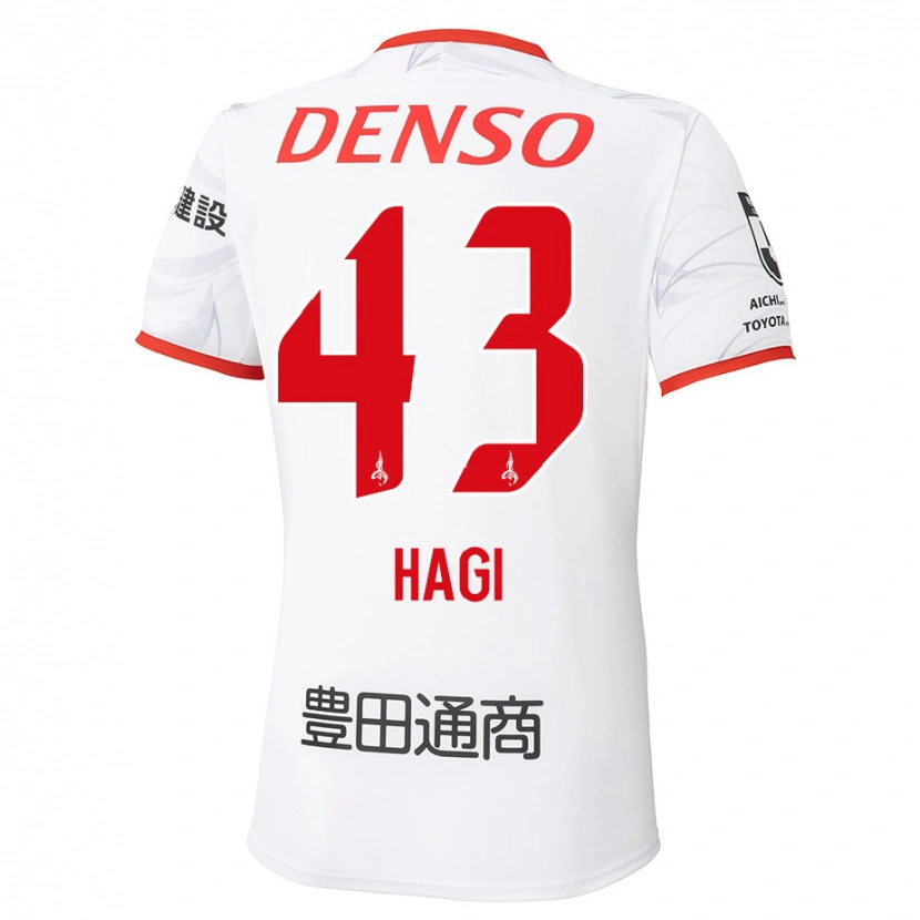 Danxen Hombre Camiseta Hiroaki Hagi #43 Rojo Amarillo 2ª Equipación 2025/26 La Camisa