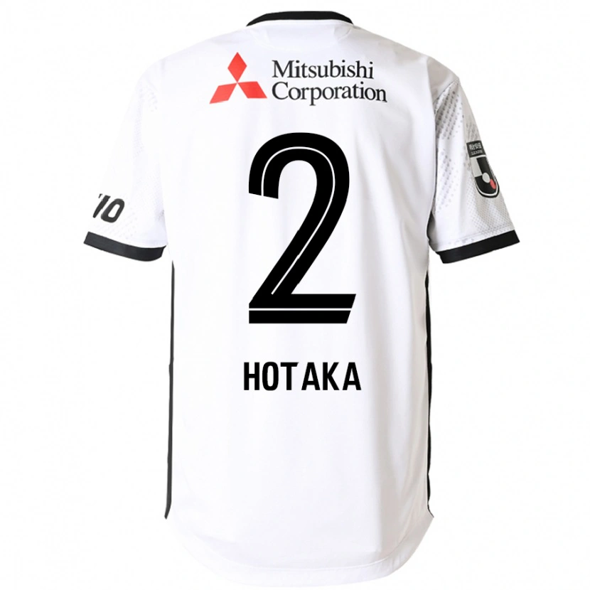 Danxen Hombre Camiseta Hotaka Nakamura #2 Blanco Negro 2ª Equipación 2025/26 La Camisa