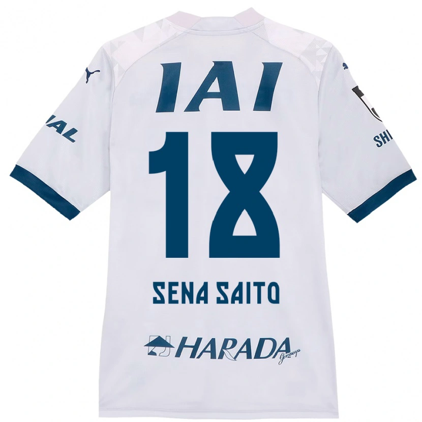 Danxen Hombre Camiseta Sena Saito #18 Naranja Rojo 2ª Equipación 2025/26 La Camisa