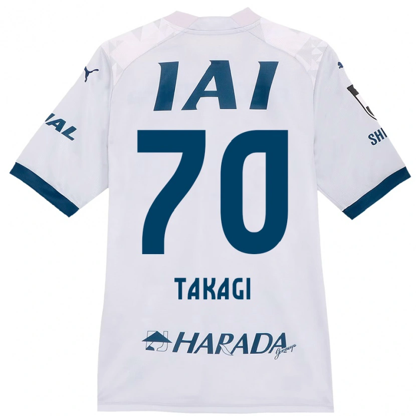 Danxen Hombre Camiseta Sen Takagi #70 Naranja Rojo 2ª Equipación 2025/26 La Camisa