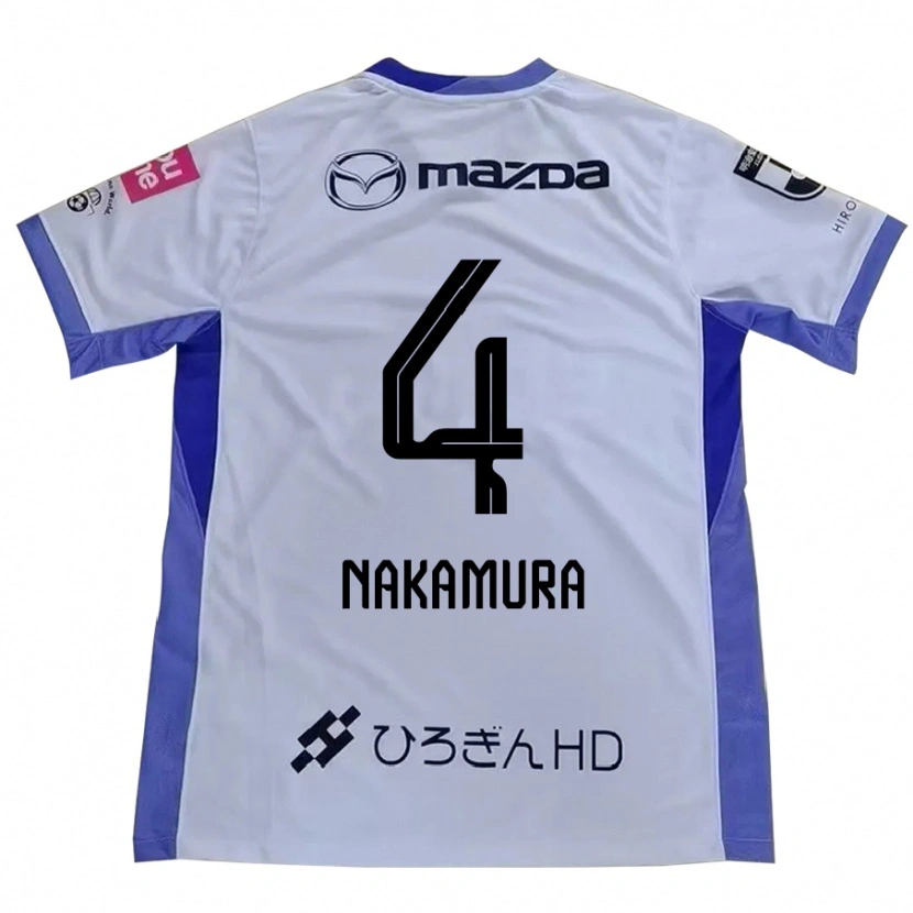 Danxen Hombre Camiseta Kaede Nakamura #4 Morado Naranja 2ª Equipación 2025/26 La Camisa