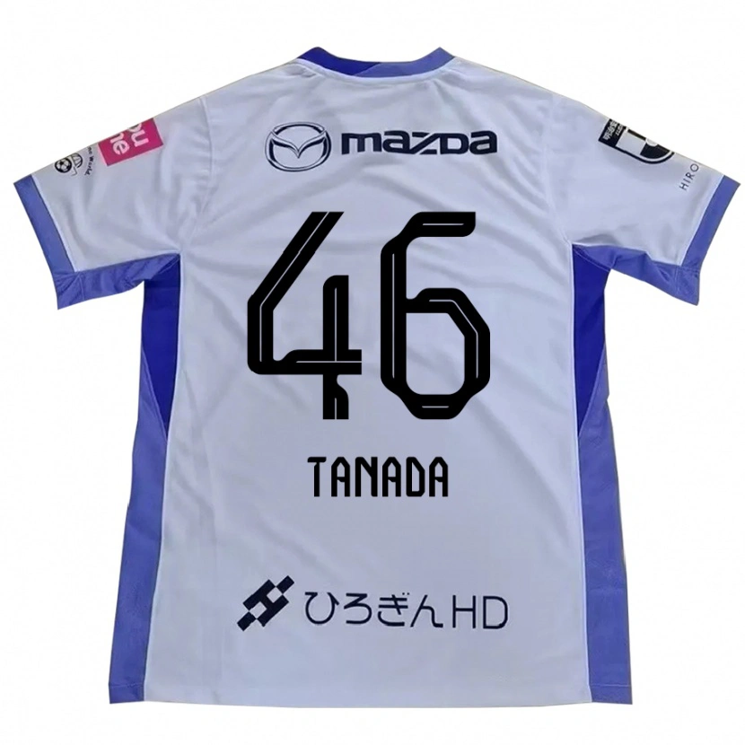 Danxen Hombre Camiseta Ryo Tanada #46 Morado Naranja 2ª Equipación 2025/26 La Camisa