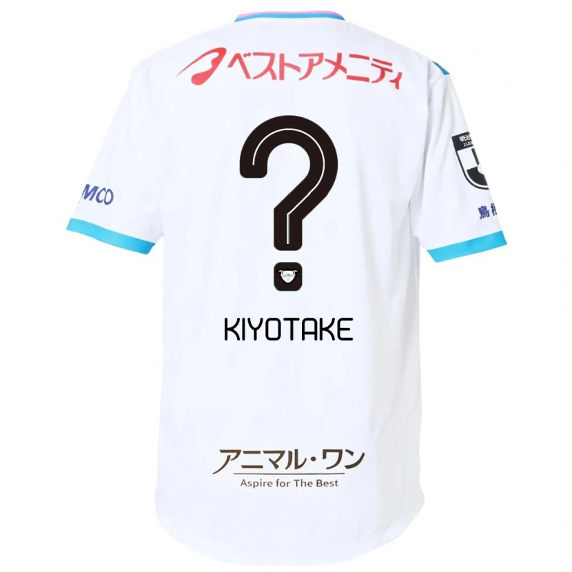 Danxen Hombre Camiseta Hiroshi Kiyotake #0 Blanco Rosa 2ª Equipación 2025/26 La Camisa