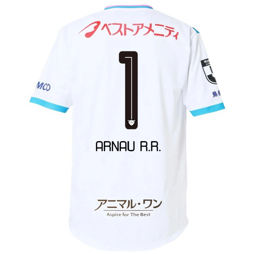 Danxen Hombre Camiseta Arnau Riera #1 Blanco Rosa 2ª Equipación 2025/26 La Camisa