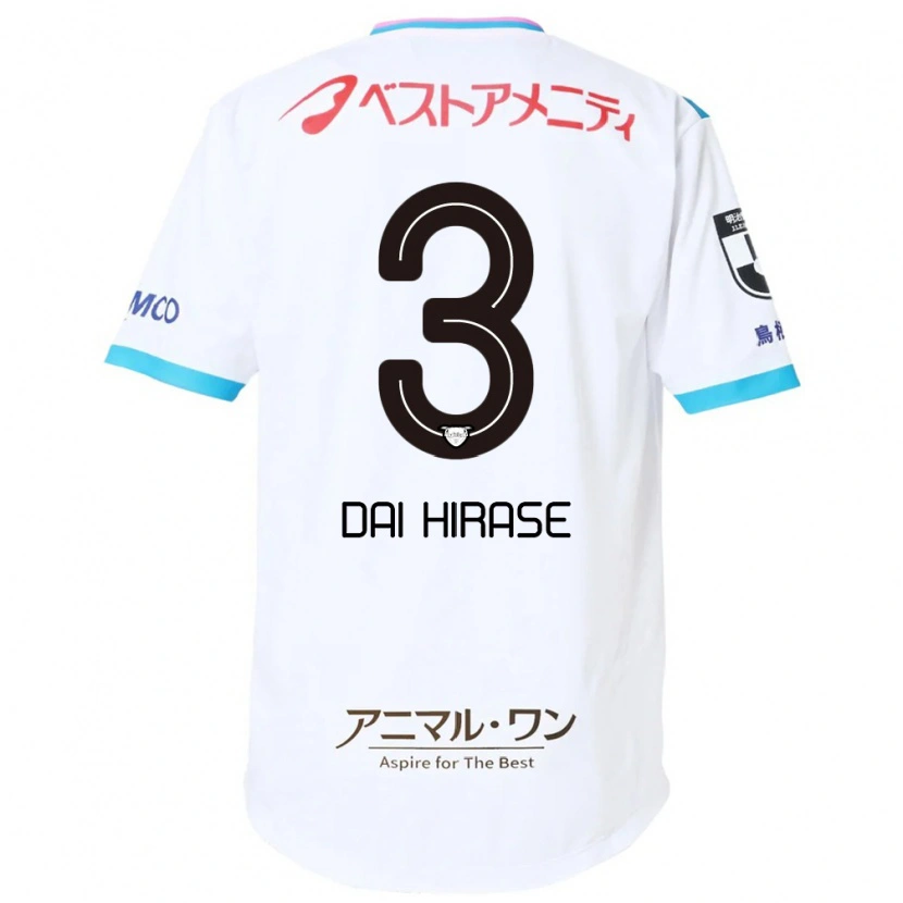 Danxen Hombre Camiseta Dai Hirase #3 Azul Rosa 2ª Equipación 2025/26 La Camisa
