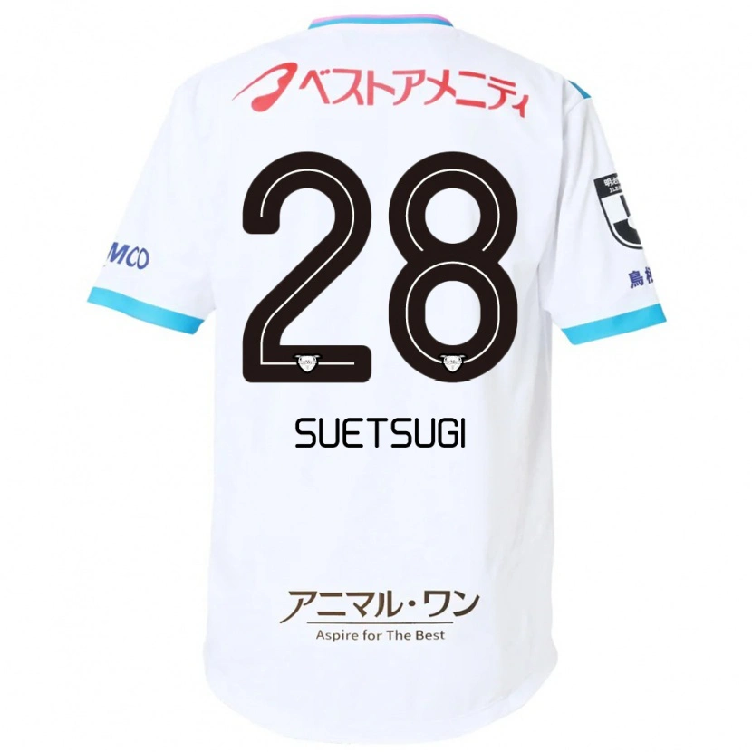 Danxen Hombre Camiseta Shun Suetsugi #28 Azul Rosa 2ª Equipación 2025/26 La Camisa