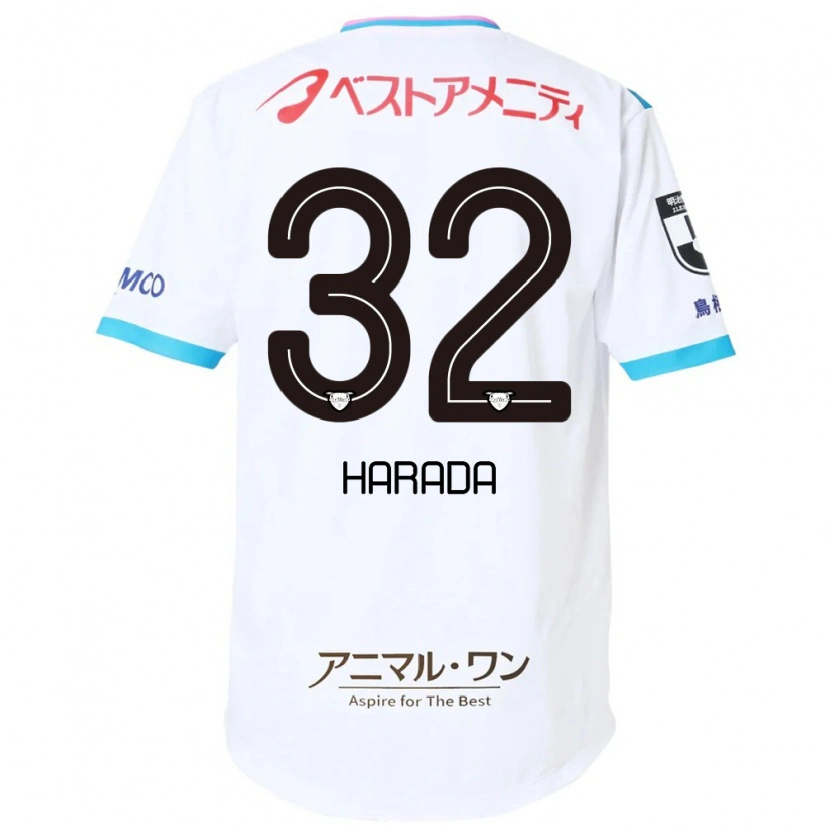 Danxen Hombre Camiseta Rentaro Harada #32 Azul Rosa 2ª Equipación 2025/26 La Camisa