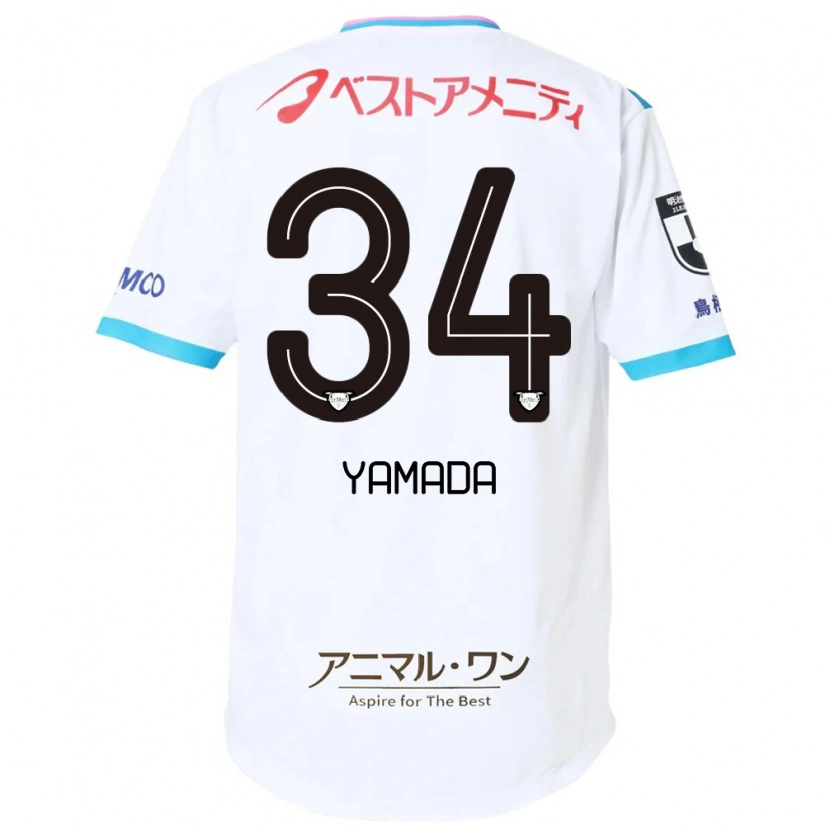 Danxen Hombre Camiseta Hiroto Yamada #34 Azul Rosa 2ª Equipación 2025/26 La Camisa