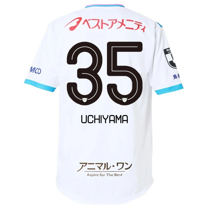 Danxen Hombre Camiseta Kei Uchiyama #35 Azul Rosa 2ª Equipación 2025/26 La Camisa