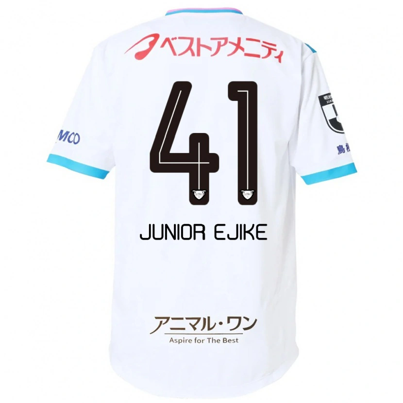 Danxen Hombre Camiseta Ibuki Vincent Junior Ejike #41 Azul Rosa 2ª Equipación 2025/26 La Camisa