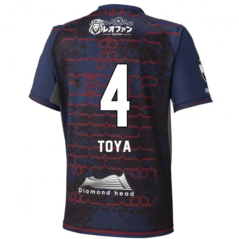 Danxen Hombre Camiseta Toya Nakamura #4 Azul Rojo 2ª Equipación 2025/26 La Camisa