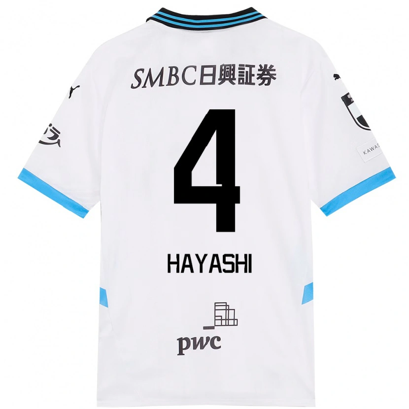 Danxen Hombre Camiseta Shunsuke Hayashi #4 Azul Celeste Negro 2ª Equipación 2025/26 La Camisa